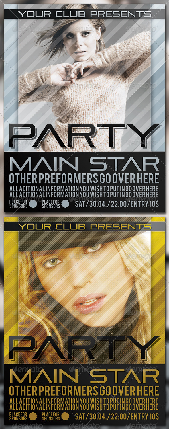 Party Poster - Clubs & Parties Events