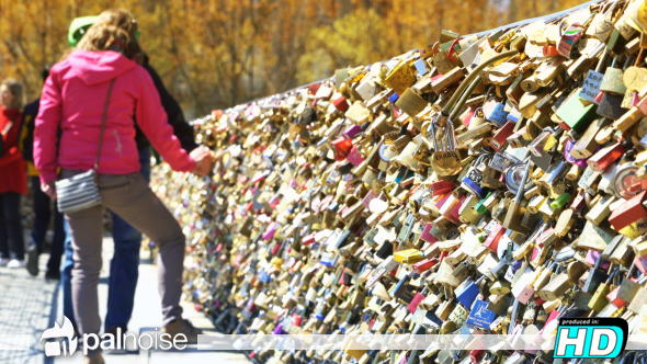 Romantic Love Locker Bridge