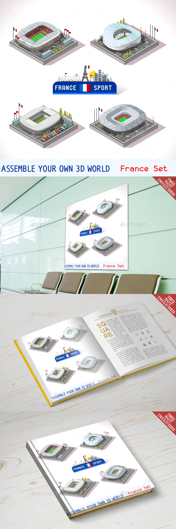 Game Set 17 Building Isometric - Buildings Objects