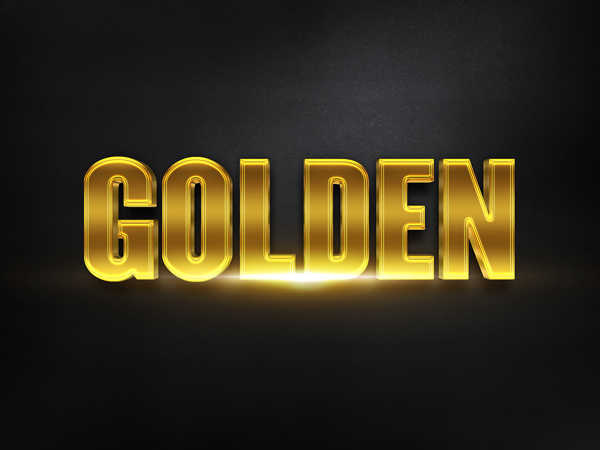 gold font photoshop free download