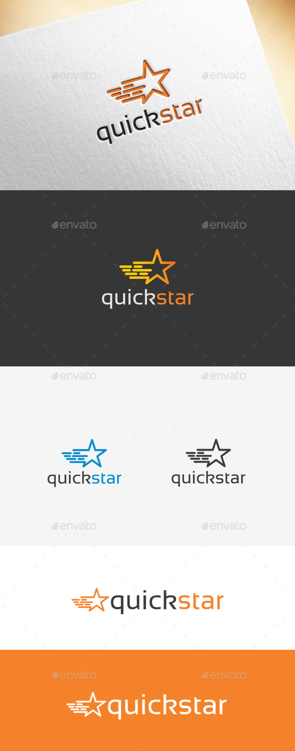 Quickstar Logo Template