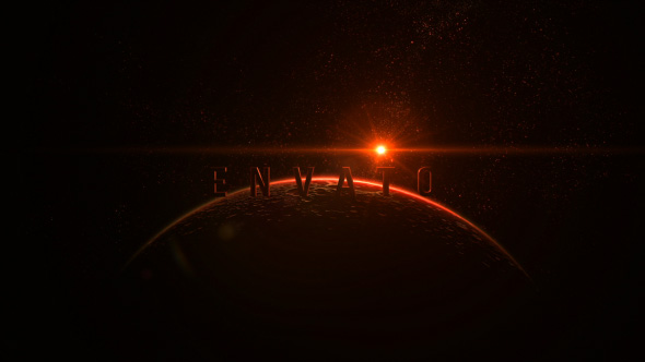 Dark Planet Logo Title Reveal