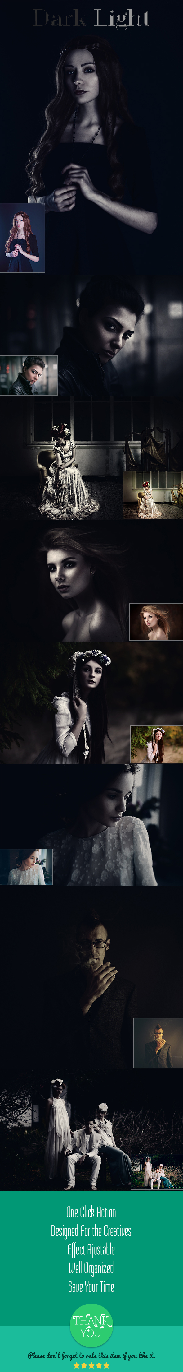 Dark Light - Photo Effects Actions