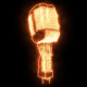 Burning Microphone  - VideoHive Item for Sale