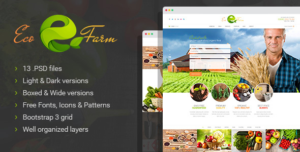 Eco Farm - ThemeForest 16025177