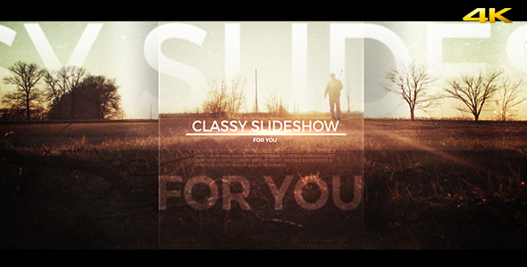 Classy Slideshow - VideoHive 16027937