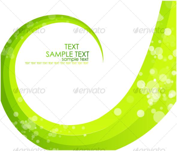 Green swirl background - Backgrounds Business
