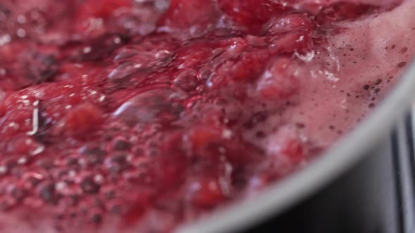 Stirring Raspberry Sauce
