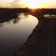 Wild River on Sunset in Ukraine - VideoHive Item for Sale