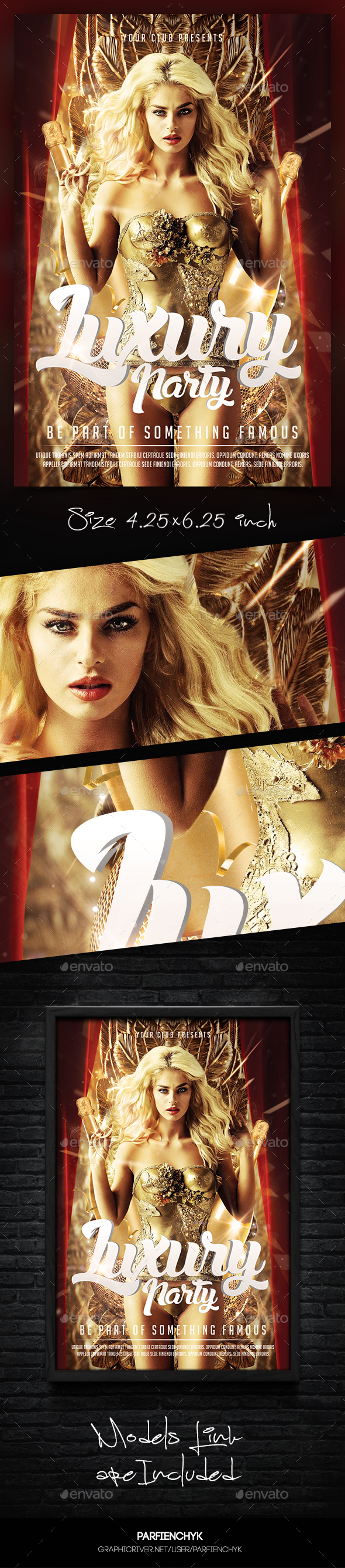 Luxury Flyer Template - Clubs & Parties Events