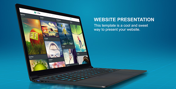 Website Presentation | 3D Laptop