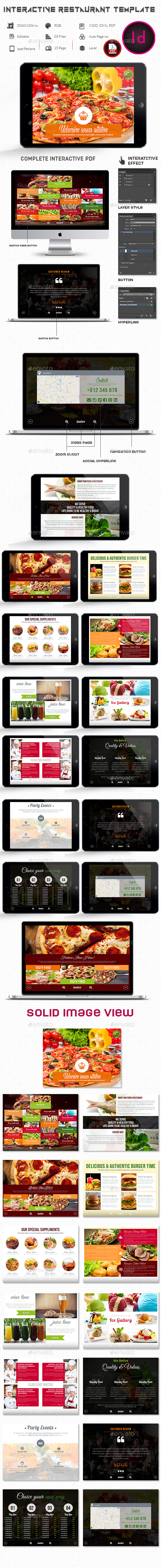 Interactive Restaurant Template - ePublishing