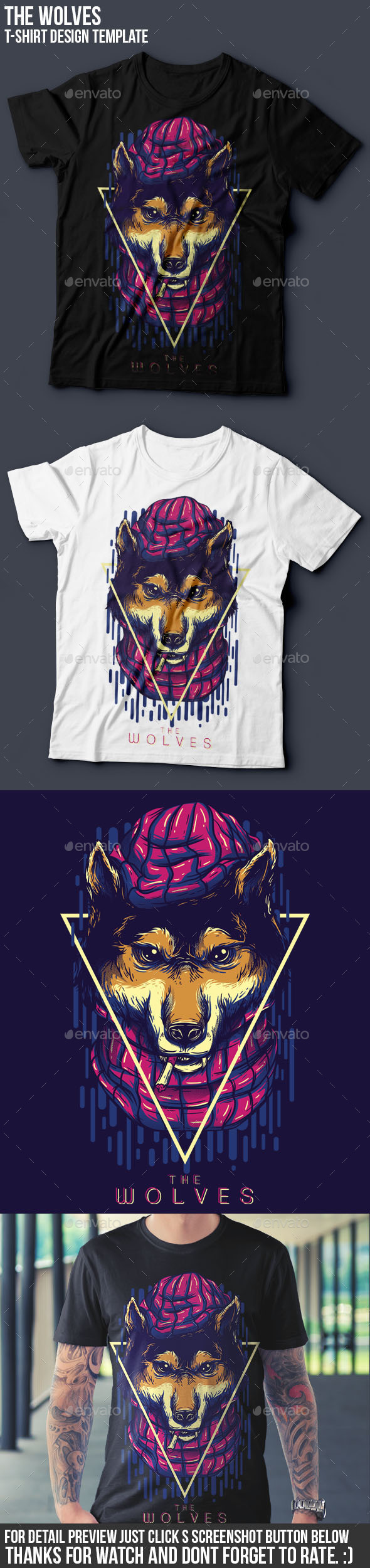 The Wolves Part III T-Shirt Design