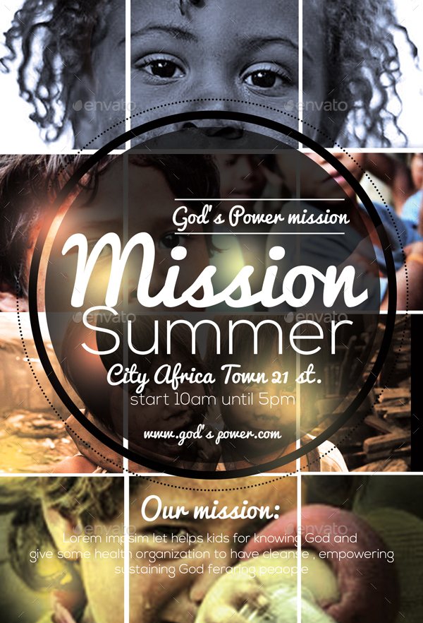 church mission flyer by anea27 graphicriver show flyer maker