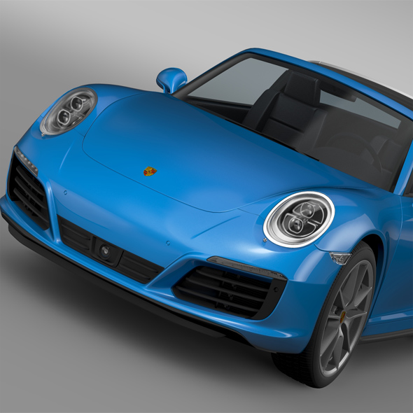 Porsche 911 Targa - 3Docean 16063759
