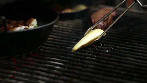 Various Vegetables Grilled