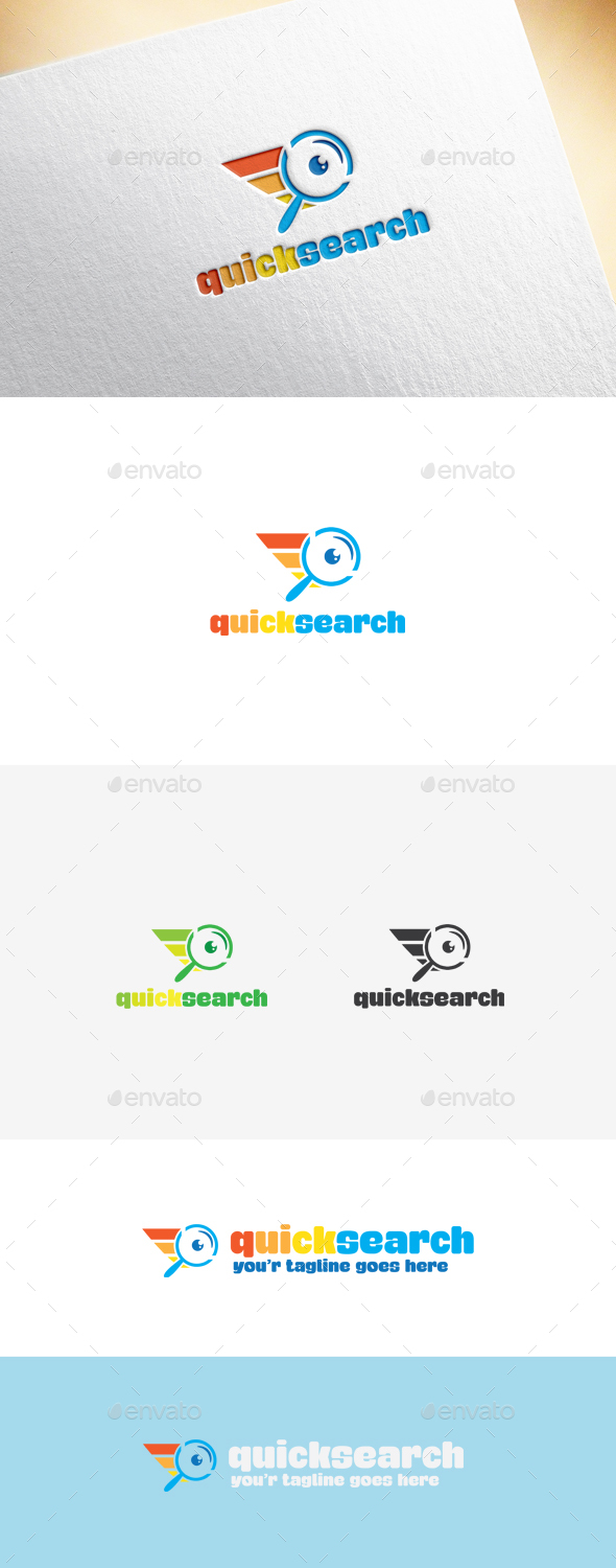 Quicksearch Logo Template Quicksearch Logo Template