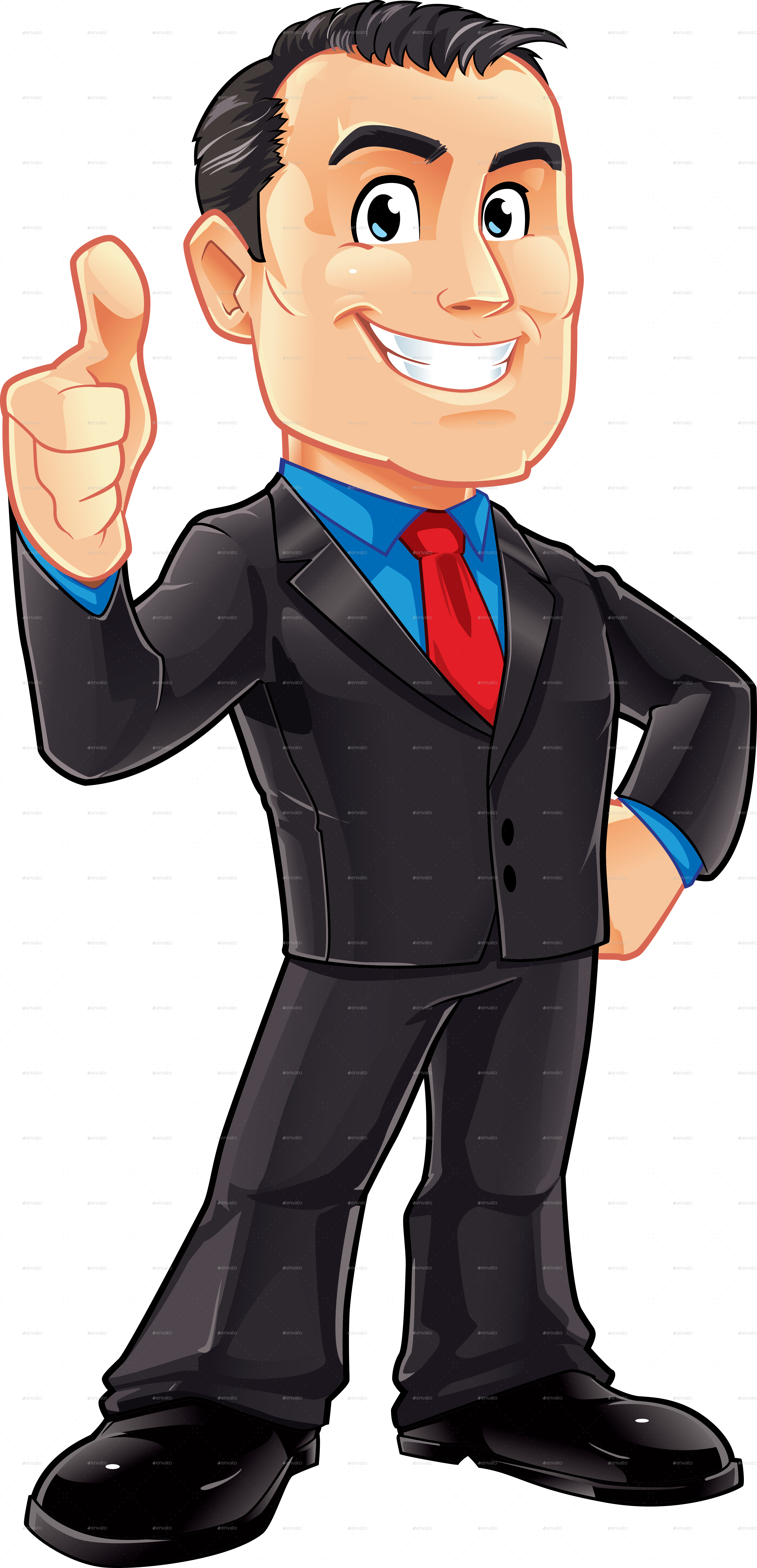 Business Man Mascot by dee_artist | GraphicRiver