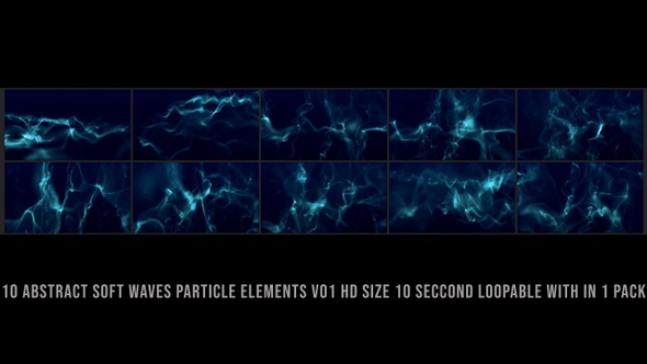 Soft Waves Particle Elements Pack V01