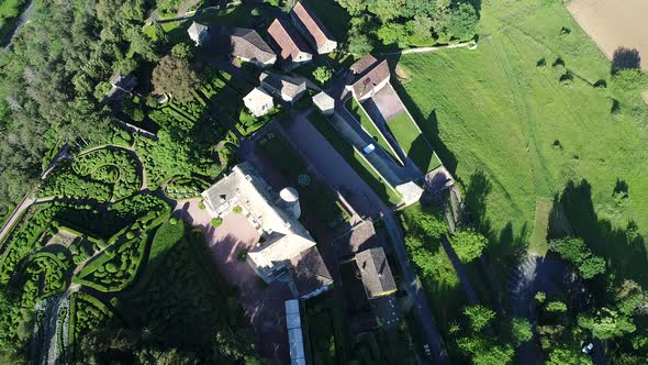 The castel valley in Perigord in France alt