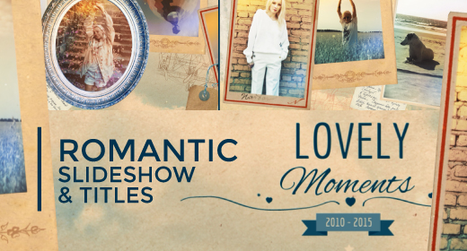 Romantic slideshow and titles