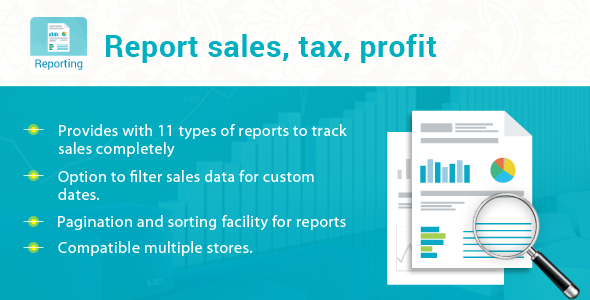 Prestashop Report sales, tax, profit Module - CodeCanyon Item for Sale