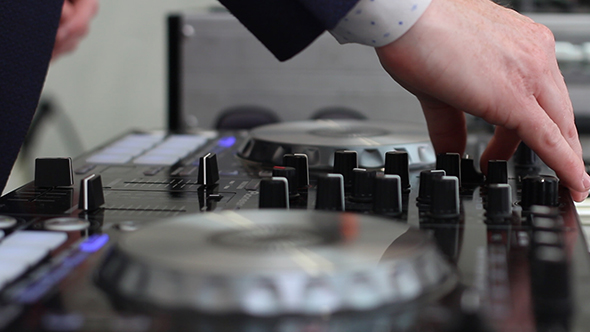 DJ Behind The Decks, Stock Footage | VideoHive