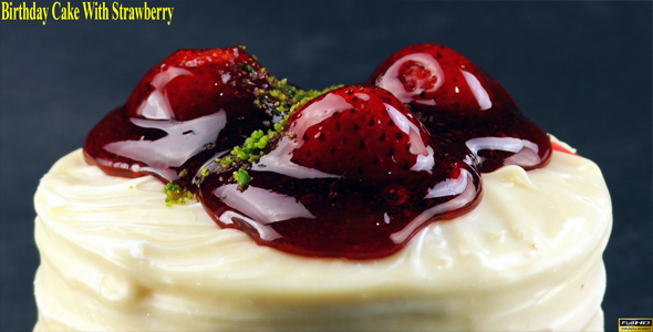 Birthday Cake With Strawberry alt