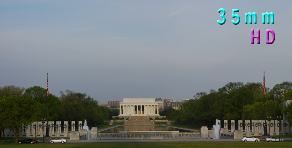 National World War II Memorial, Lincoln Memorial in Background 06 