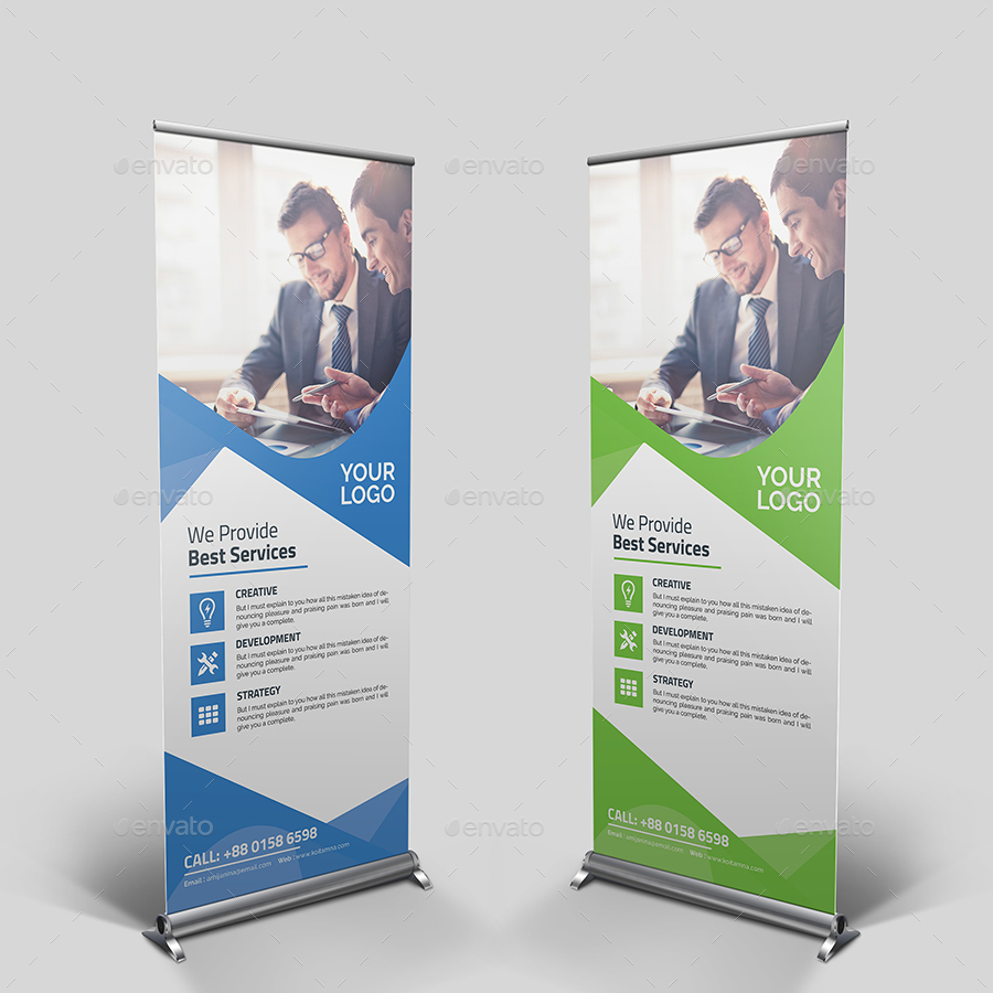 Roll-up Banner, Print Templates | GraphicRiver