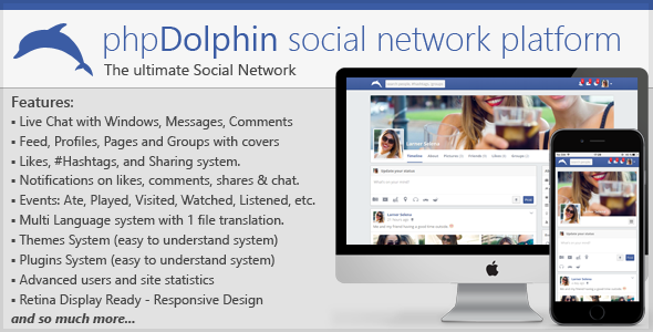 phpDolphin - Social Network Platform - CodeCanyon Item for Sale