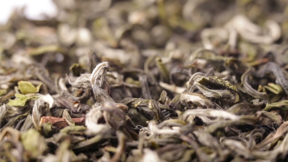 Green Tea Leaves Rotate, Stock Footage | VideoHive