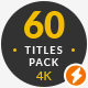 60 Titles Pack - VideoHive Item for Sale