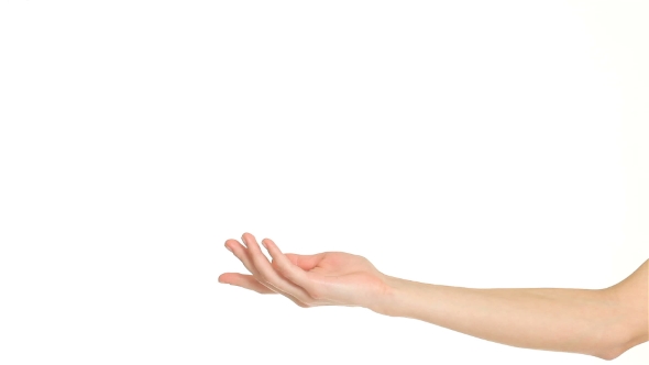 Female Hand Appears In The Frame alt