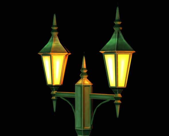 Lamp post game - 3Docean 16098118