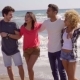 Young People On The Beach - VideoHive Item for Sale