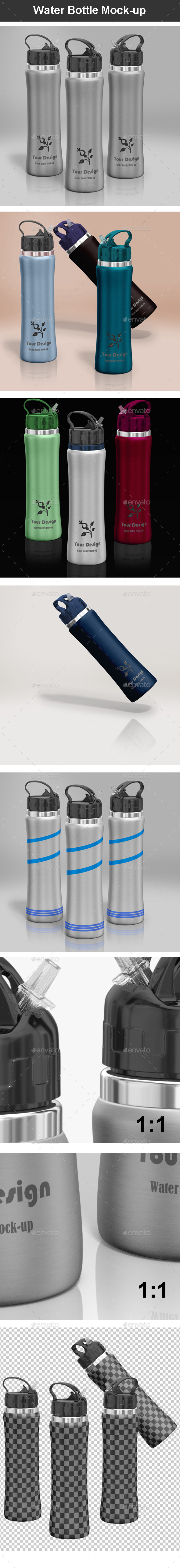 Water Bottle Mock-up