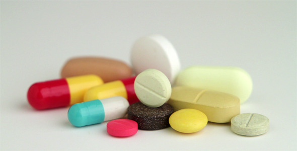Tablets And Pills In Group