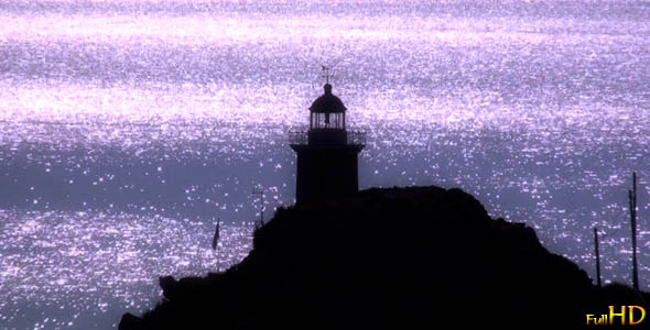 Lighthouse During Nightfall