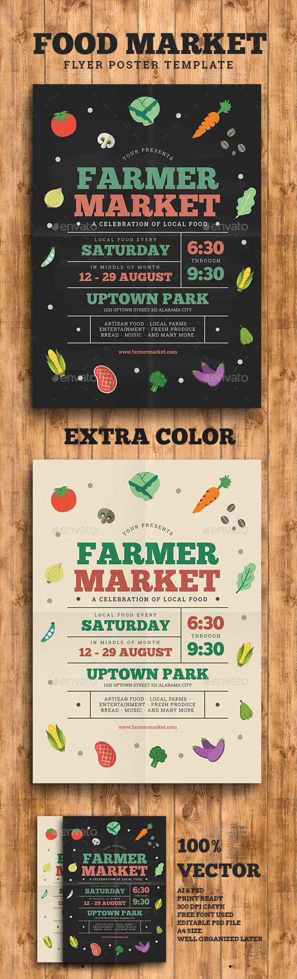 FREE PRINTABLE FRESH FRUIT MARKET (FARMERS MARKET SAMPLER