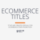 eCommerce Titles - VideoHive Item for Sale