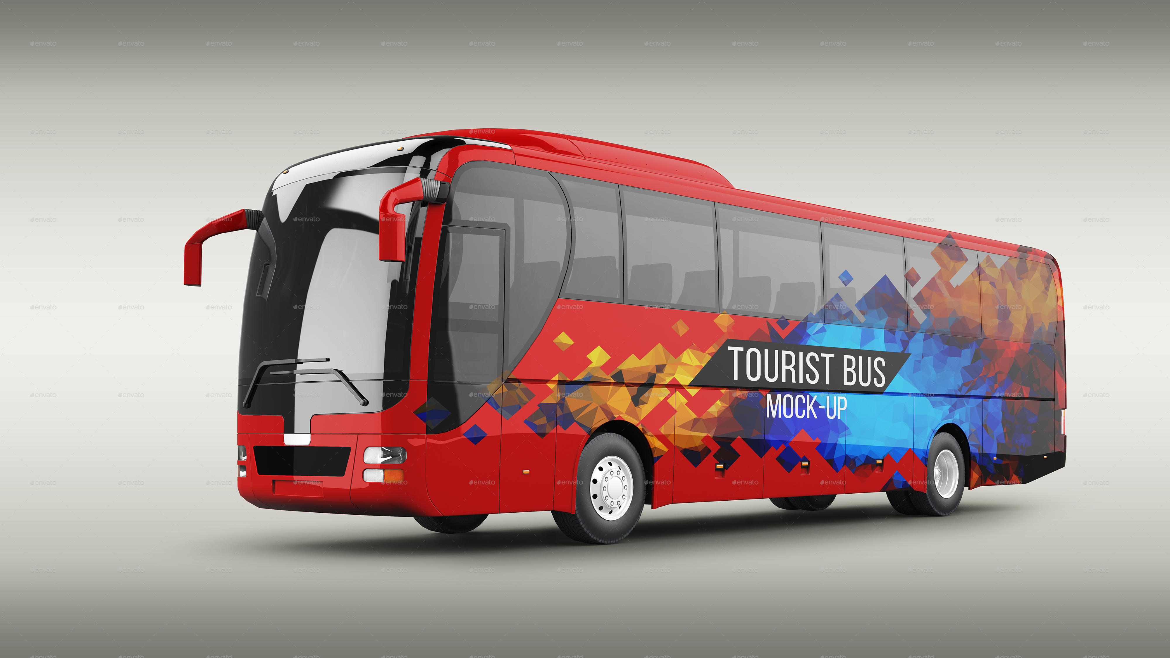 Download Tourist Bus Mock-Up by AlexKond | GraphicRiver