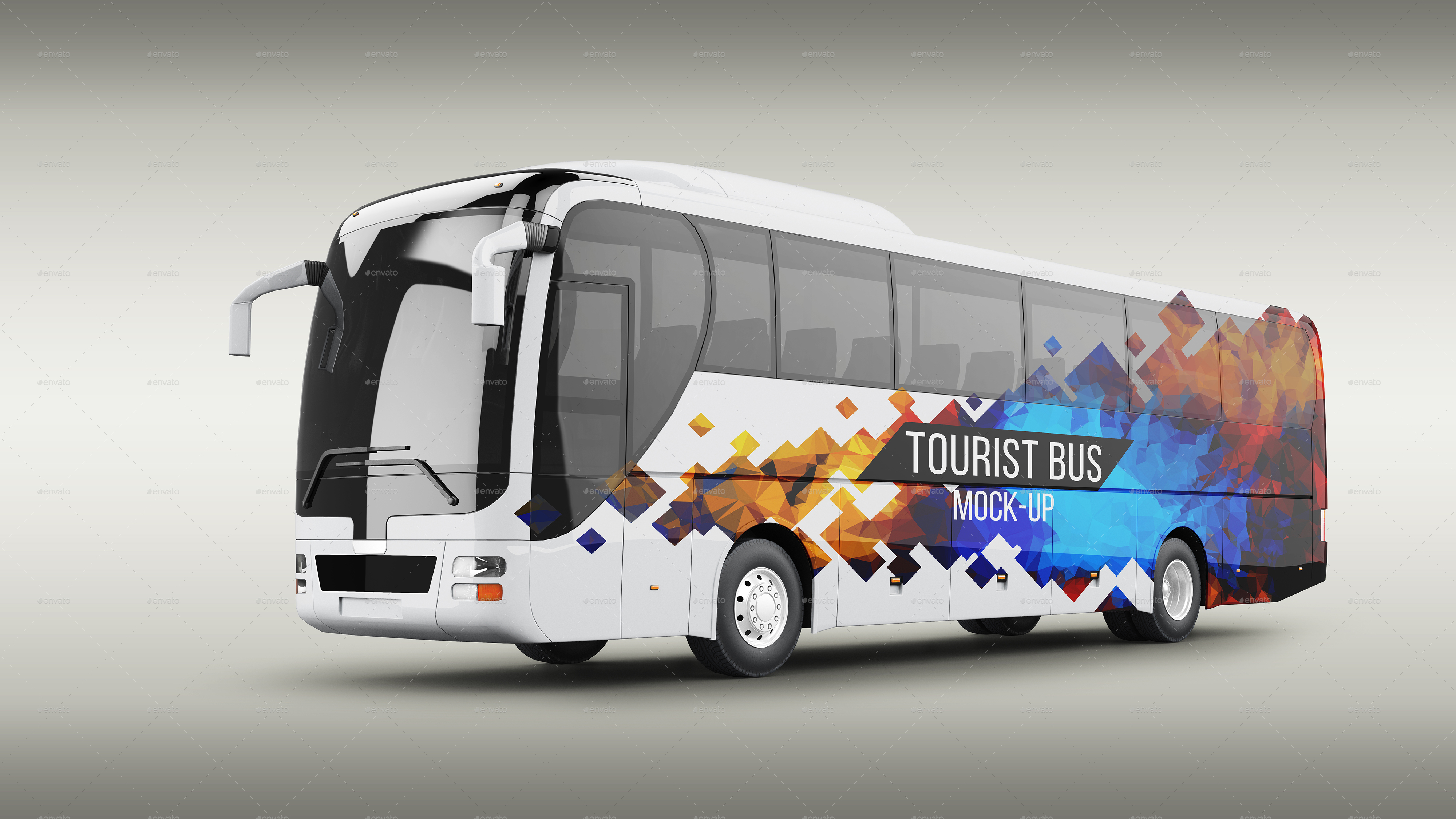 tourist bus graphics design