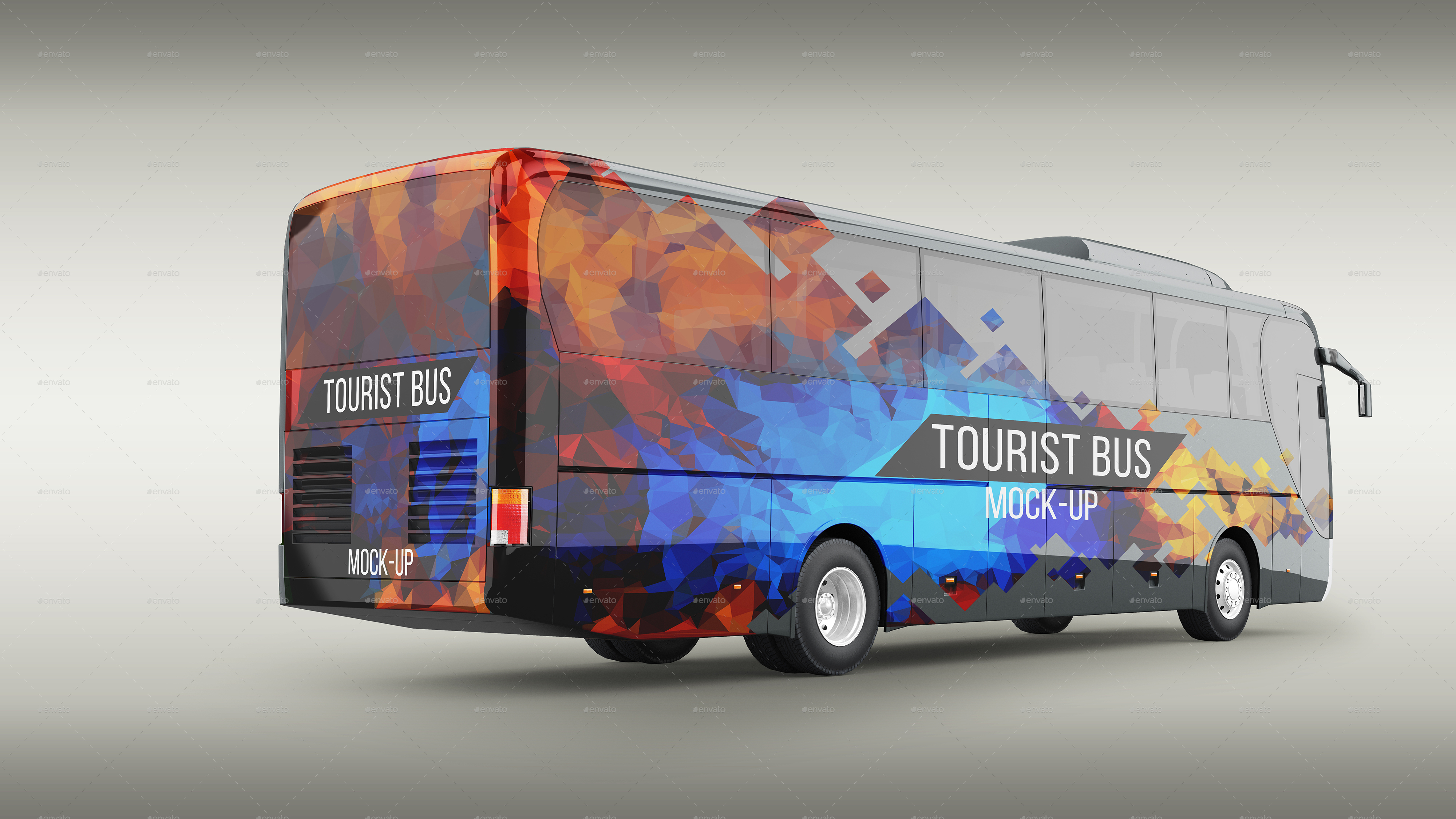 Tourist Bus Mock Up By Alexkond Graphicriver