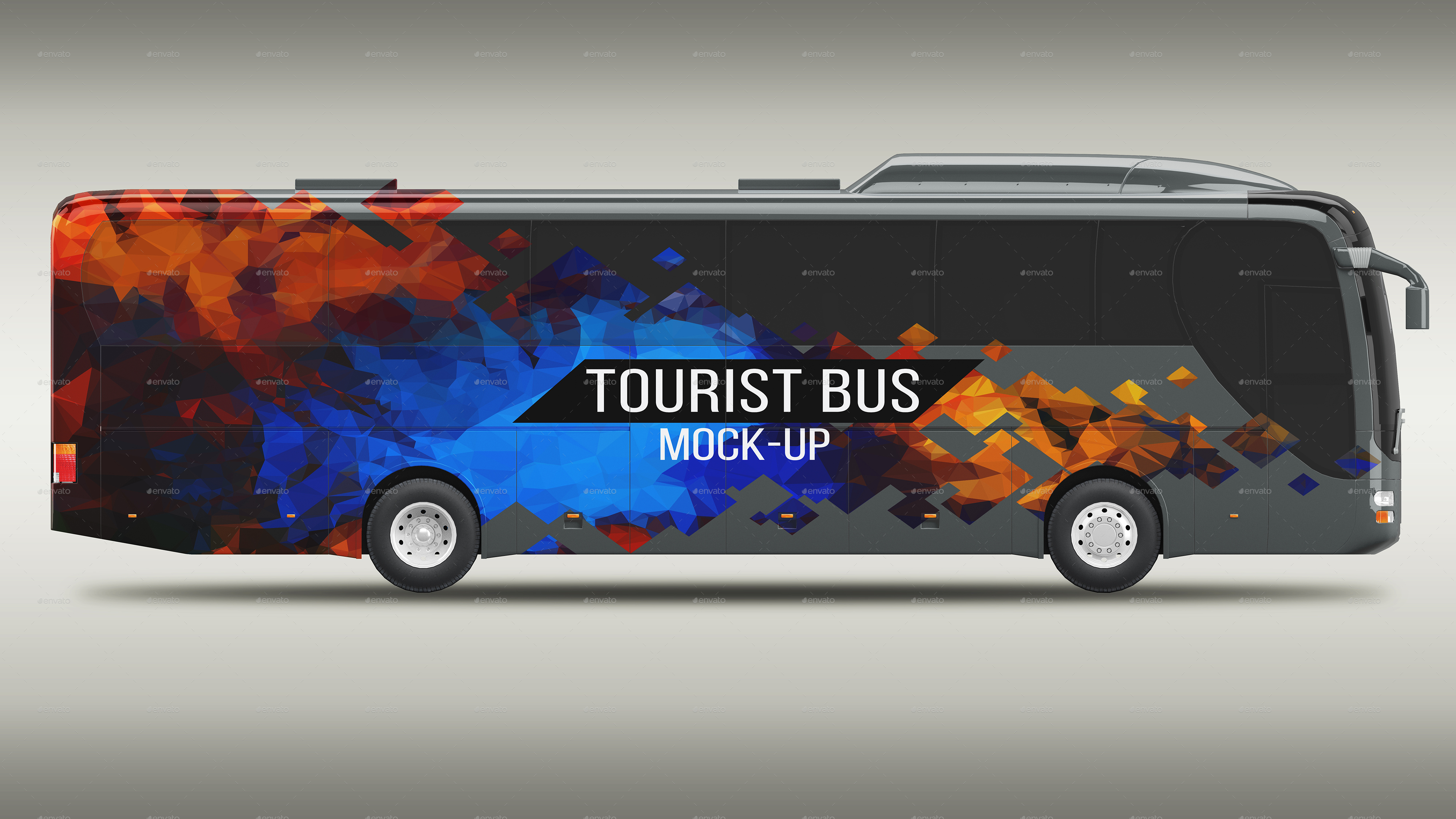 Download Tourist Bus Mock Up By Alexkond Graphicriver