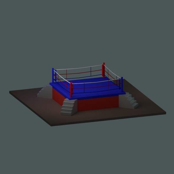 low poly boxing - 3Docean 16132441