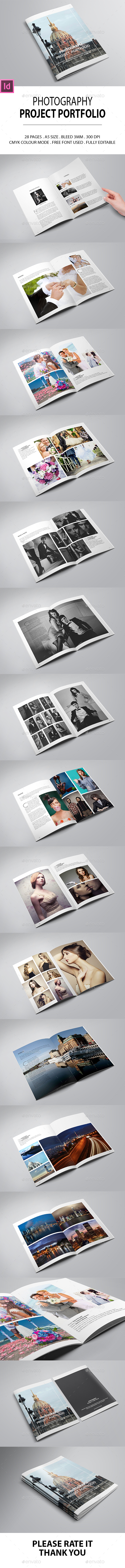 Photography Project Portfolio - Photo Albums Print Templates