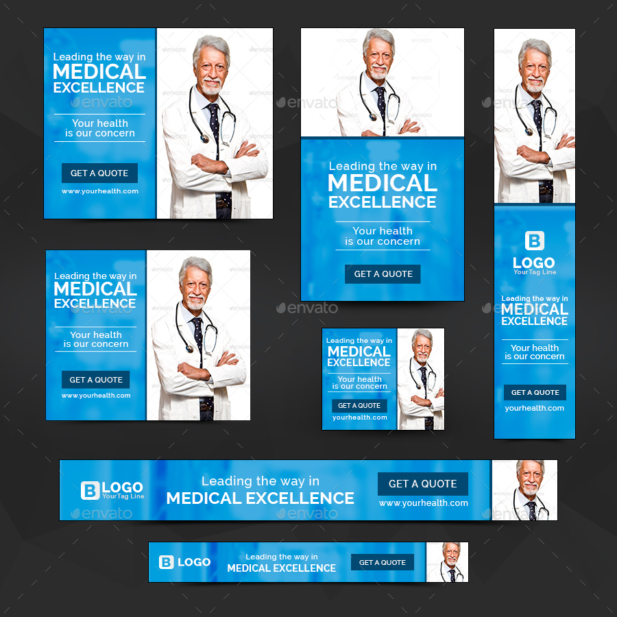 Health Care Banners by Hyov | GraphicRiver