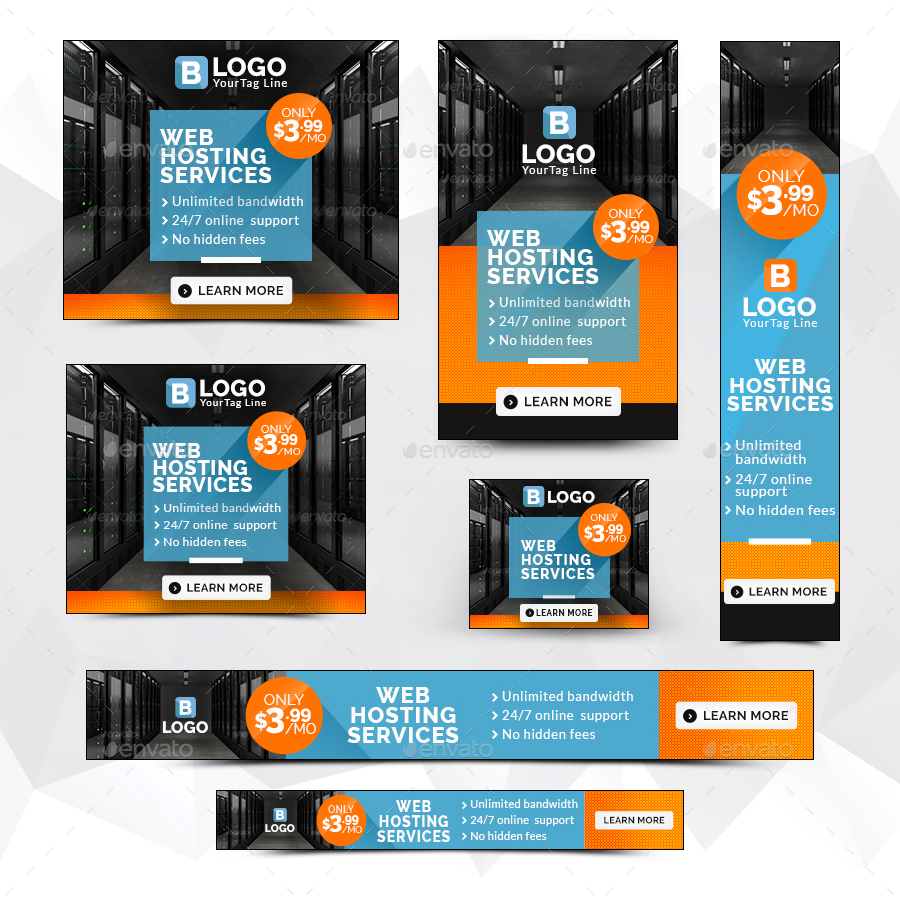 Web Hosting Banners by Hyov GraphicRiver