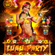 Luau Party Flyer Template
